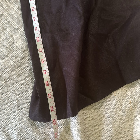 J Crew Cropped Pleated‎ Linen Zipper Backed Jumpsuit - Picture 11 of 11